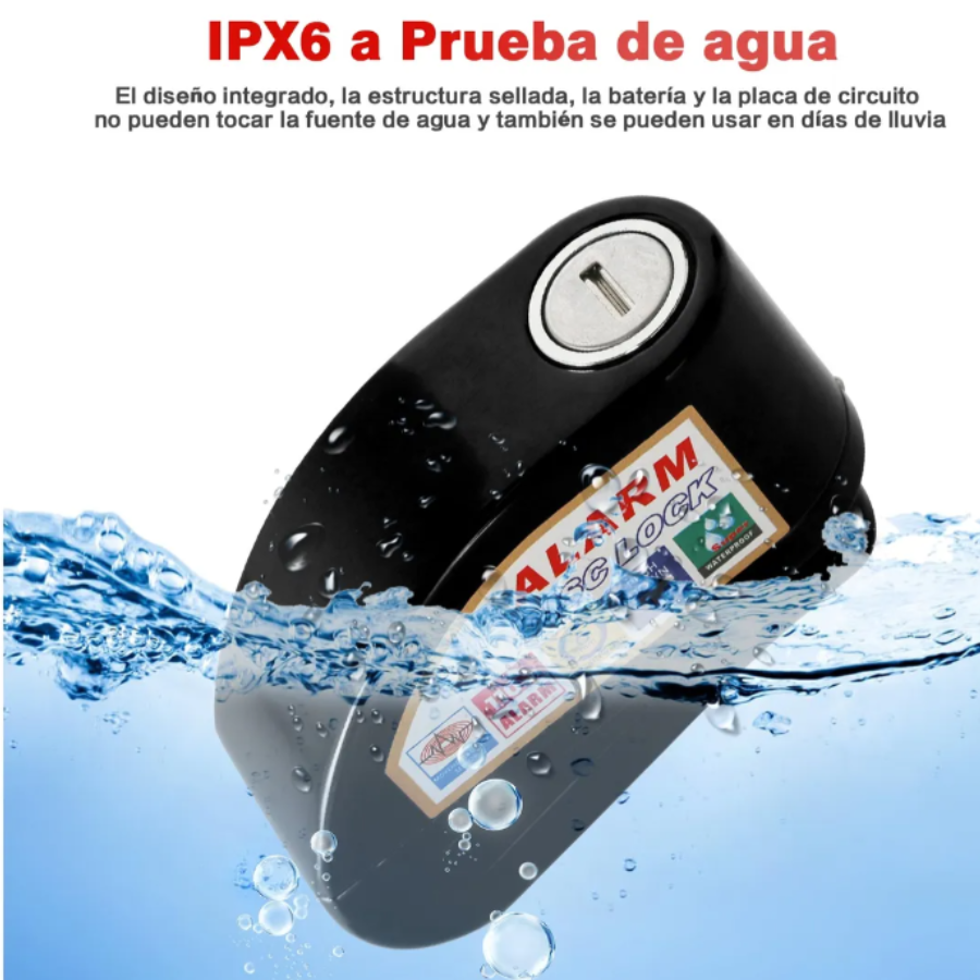 Candado de Alarma para Motocicleta