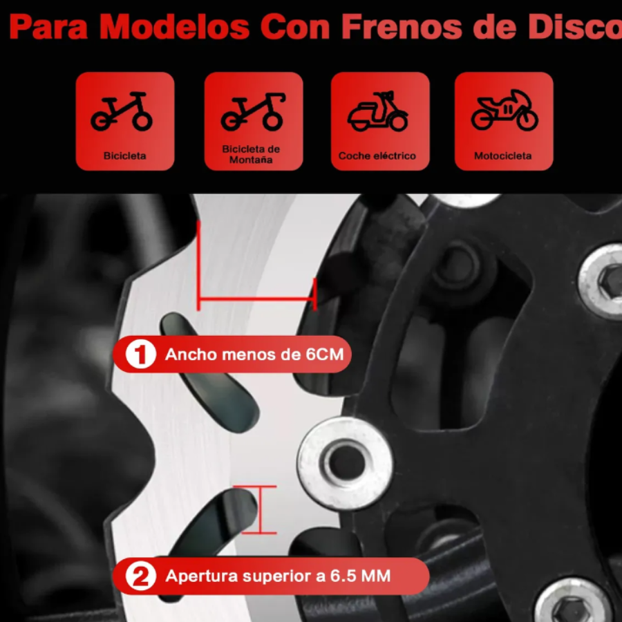 Candado de Alarma para Motocicleta