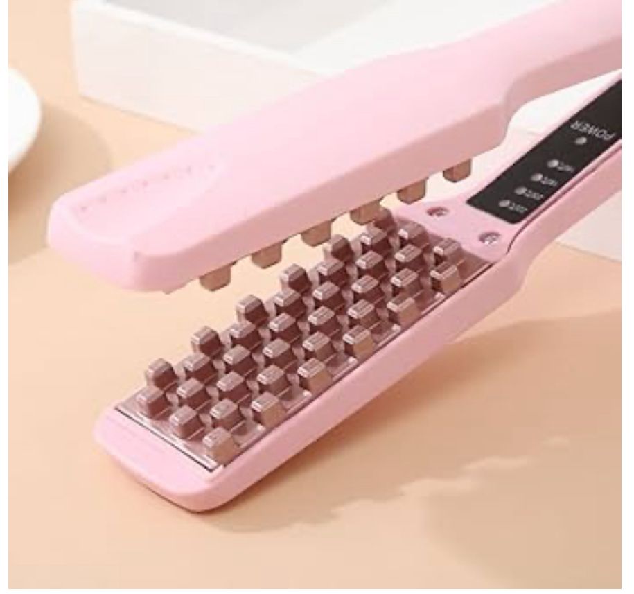 PLANCHA RIZADORA DE PELO CON REJILLA 3D